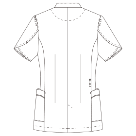 2021年最新白衣 Unite ユナイト Mk 0040 C7 レディースジャケット オフホワイト ベージュ コネクト トリコット 医療白衣 ユニフォーム Com