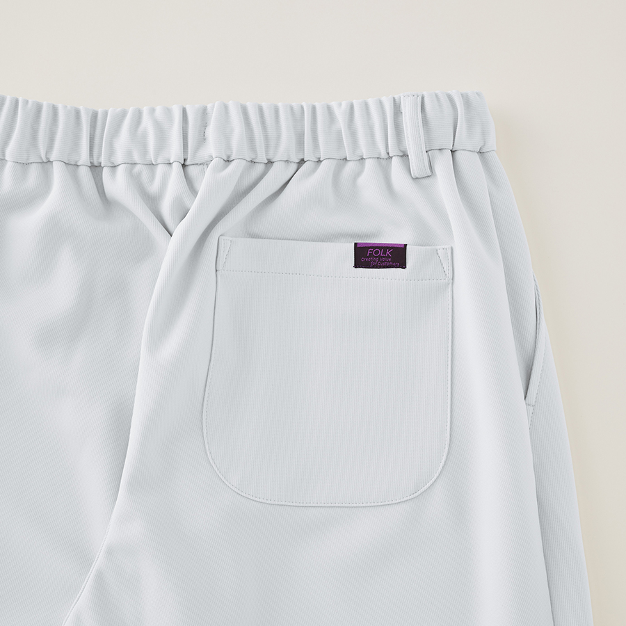 FOLK/フォーク-5033SC-5】男女兼用ニットパンツ（ライトグレー