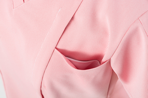 女子上衣 ピンク EL ナガイレーベン LX4052 (61-0785-10) NAGAILEBEN⁄ナガイレーベン-LX-4052-5接触冷感女子上衣（ピンク