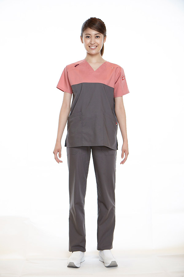 FOLK/フォーク-7040SC-13】Dickies-男女兼用バイカラースクラブ