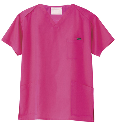 FOLK/フォーク-7000SC-13】PANTONE男女兼用スクラブ（チェリーピンク