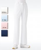 KAZEN/株式会社アプロンワールドの白衣-195-20レディースブーツカットパンツ