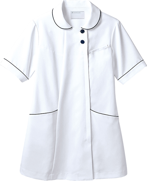 MONTBLANC/モンブランの白衣-73-1968ナース半袖ジャケット