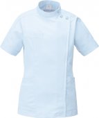 KAZEN/株式会社アプロンワールドの白衣-263-21レディース半袖KCジャケット