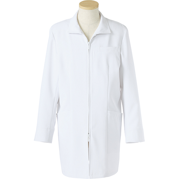 2016年最新白衣-RISERVA/リゼルヴァの白衣-R2691-21長袖メンズエグゼクティブジップドクターコート