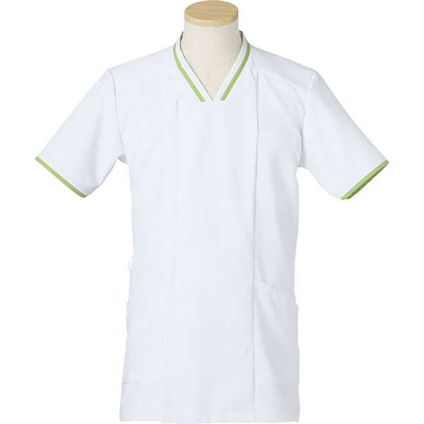 2016年最新白衣-RISERVA/リゼルヴァの白衣-R8692-15半袖メンズスクラブジャケット