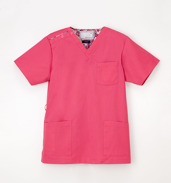 Nagaileben ナガイレーベン Lbl 4372 Dp 男女兼用リバティ柄スクラブ ディープピンク Lbl 医療白衣ユニフォーム Com Nagaileben ナガイレーベン Lbl 4372 Dp 男女兼用リバティ柄スクラブ ディープピンク Lbl 医療白衣ユニフォーム Com