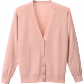 D-PHASE/ディーフェイズの白衣抗ピル長袖カーディガン