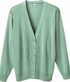 D-PHASE/ディーフェイズの白衣抗ピル長袖カーディガン