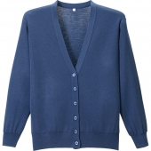 D-PHASE/ディーフェイズの白衣抗ピル長袖カーディガン