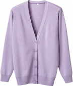 D-PHASE/ディーフェイズの白衣抗ピル長袖カーディガン