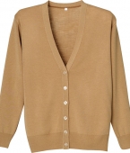 D-PHASE/ディーフェイズの白衣抗ピル長袖カーディガン