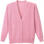 D-PHASE/ディーフェイズの白衣抗ピル長袖カーディガン