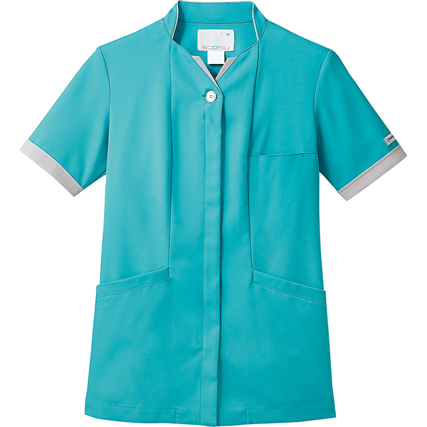 住商モンブラン/プロ・プライド-PP302-41 レディースジャケット ターコイズ×ライトグレー