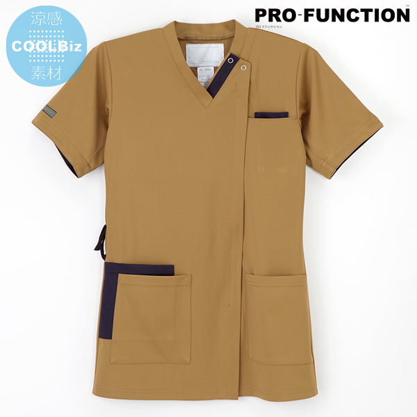 NAGAILEBEN/ナガイレーベン-AY-5522-10】男女兼用スクラブ（ベージュ