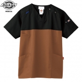 FOLK/フォークの白衣-7040SC-3Dickies-男女兼用バイカラースクラブ