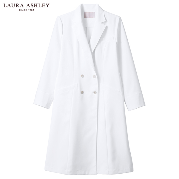 2016年最新白衣-モンブラン/ローラー アシュレイ-の白衣LW101-11レディースダブルドクターコート