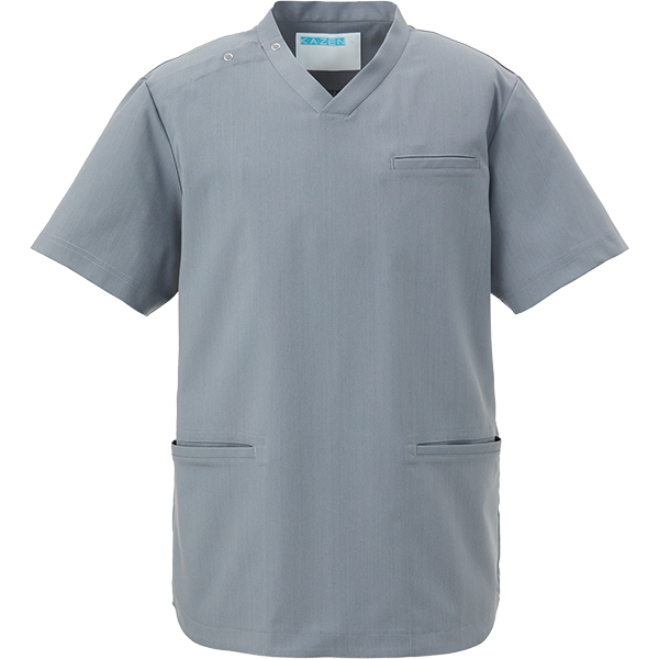 2025年最新白衣-KAZEN/カゼン-KZN350-67】BIANCA男女兼用スクラブ