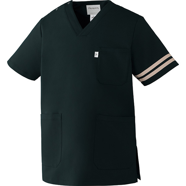 Unite/ユナイト-FR-0007-C10 男女兼用スクラブ ブラック