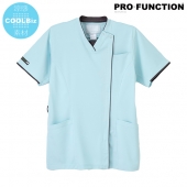 NAGAILEBEN/ナガイレーベンの白衣-CX-3157-AQ 男女兼用ニットシャツ