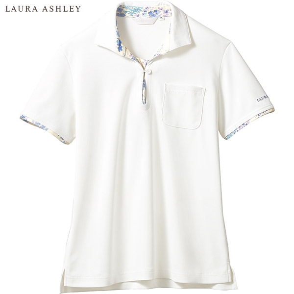 LAURA ASHLEY ニットシャツ LW203-12(オフホワイト アメリ ピンク) S - 3