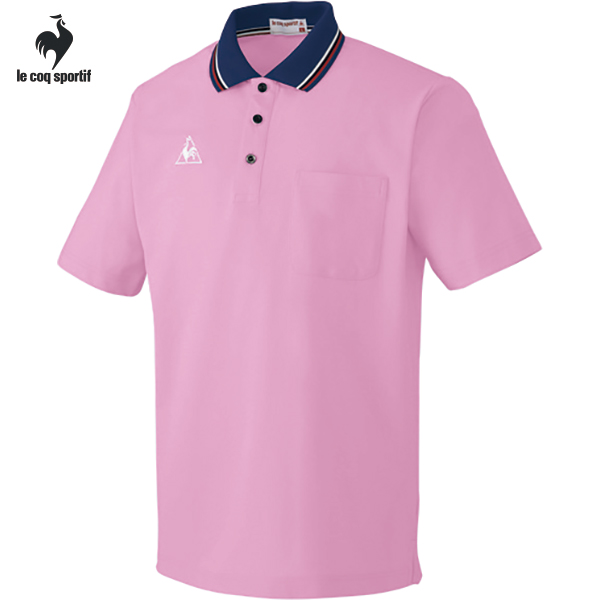le coq sportif ピンク ポロシャツ le coq sportif/ルコックスポルティフ-UZL3011-9】男女兼用